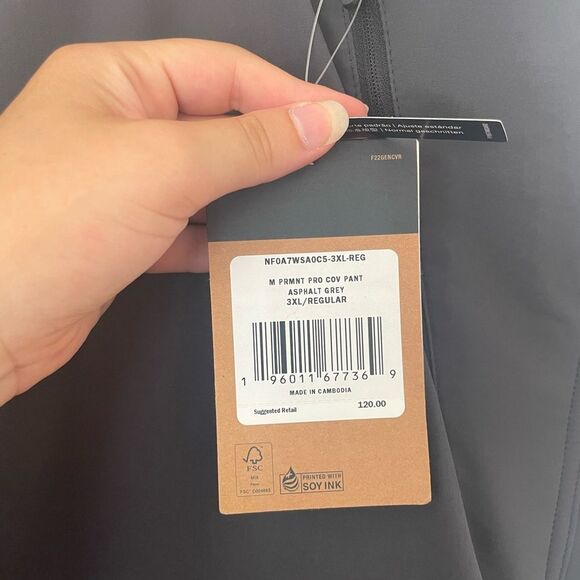 The North Face Pants Mens Grey Paramount Trail Convertible Slim Fit Hiking SZ 3X - Picture 7 of 8